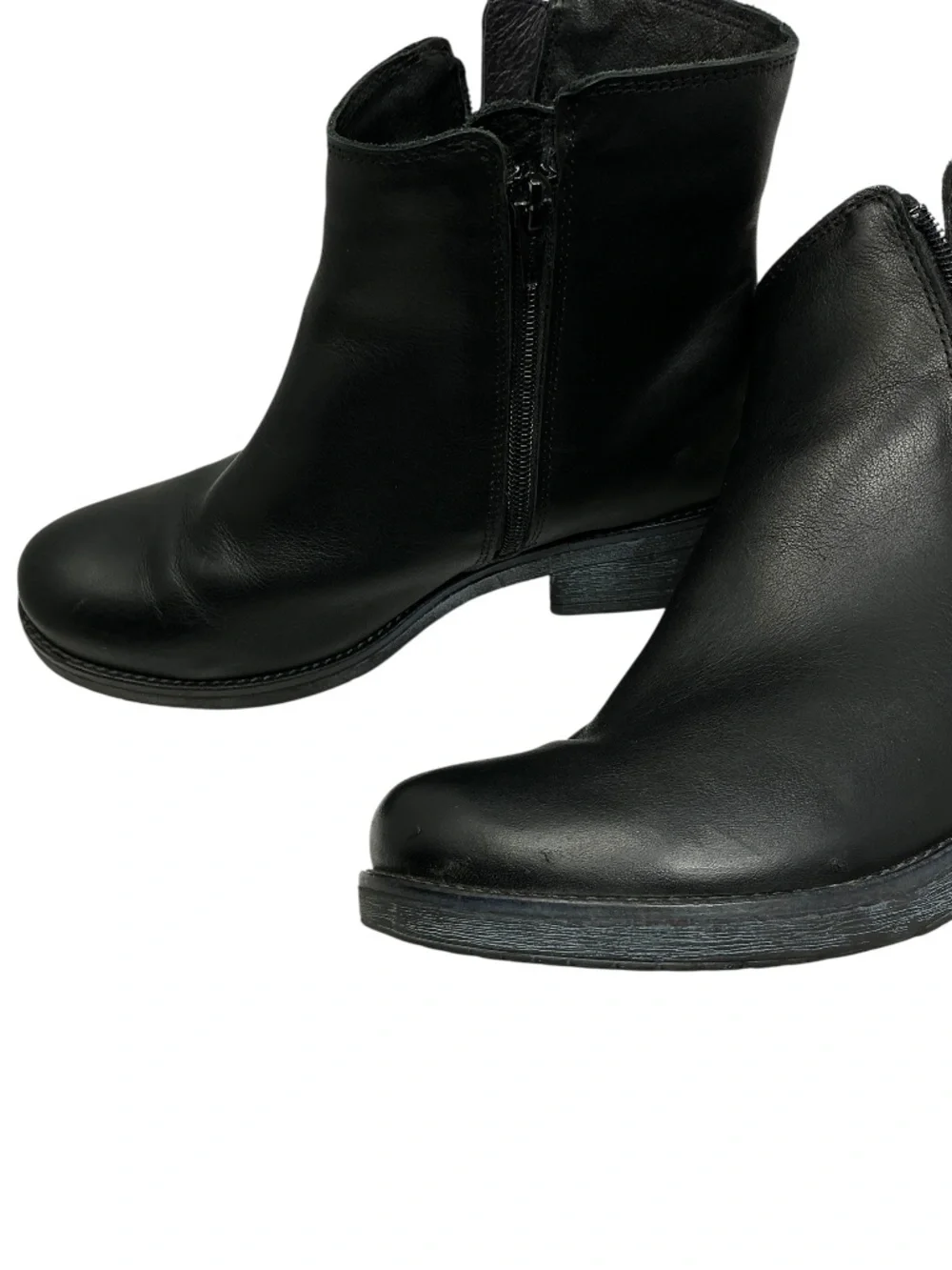 NAOT Wander Bootie Black Leather Ankle Boots
